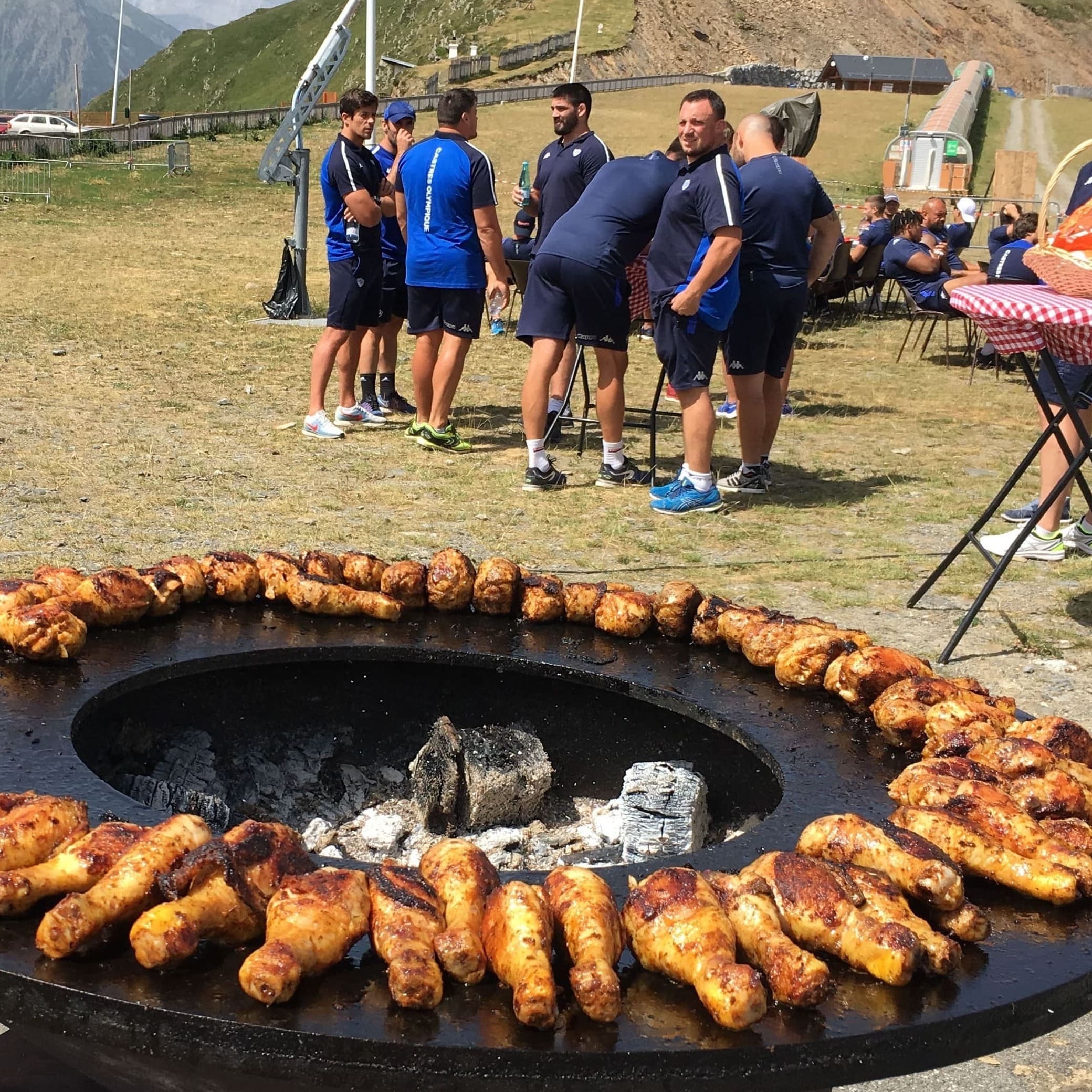 Grillade en pleine nature